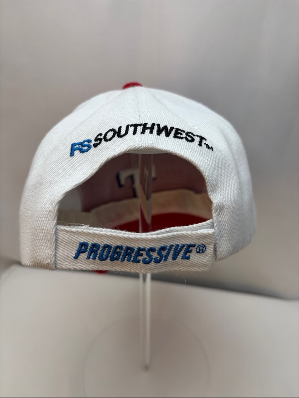 Texas Rangers #5 Progressive 30/30 Club Red & White Promotional Baseball Cap - Picture 4 of 7